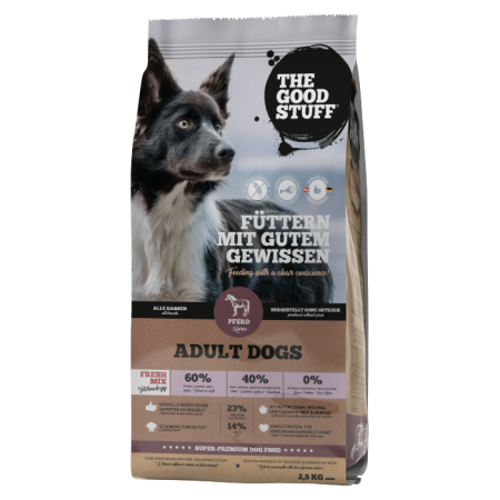 Pienso de caballo para perros marca The good Stuff