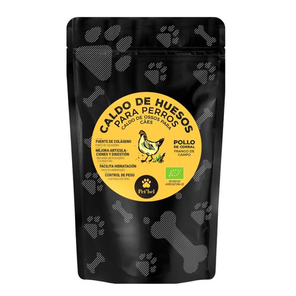 Caldo orgánico para perros con colágeno y minerales